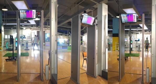 熵基科技無(wú)感熱成像安檢門(mén)