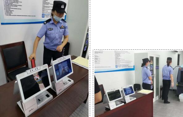 某地新建法院/法庭，在出入口部署ID860人證核驗(yàn)設(shè)備