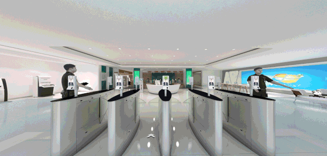 熵基科技云展廳中以銀行場(chǎng)景應(yīng)用為例，全面展示百傲慧識(shí)可信身份認(rèn)證平臺(tái)的場(chǎng)景賦能能力