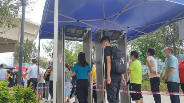 熵基科技測溫安檢門護航