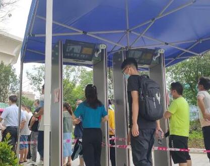 全民核酸檢測(cè)進(jìn)行時(shí)，熵基科技測(cè)溫安檢門(mén)護(hù)航