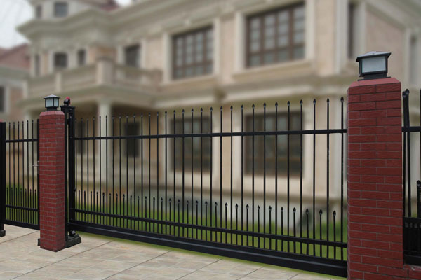 庭院無軌門系列-I-F型歐式無軌懸浮門