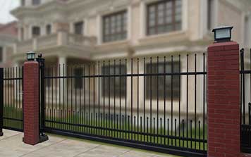 庭院無(wú)軌門系列-I-F型歐式無(wú)軌懸浮門