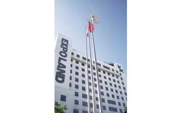 旗桿 - 不銹鋼內(nèi)置式360°順風(fēng)定位旗桿