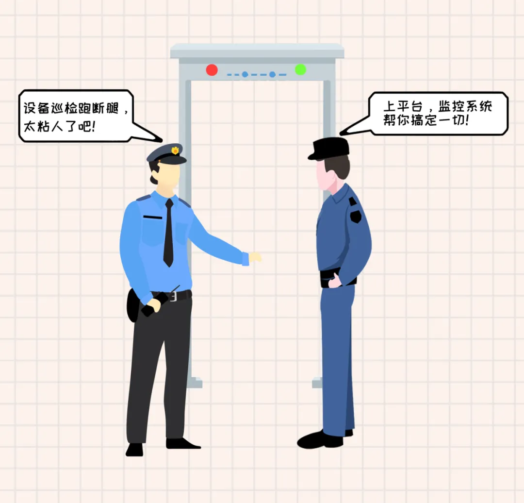 當判斷安檢設備是否有異常...