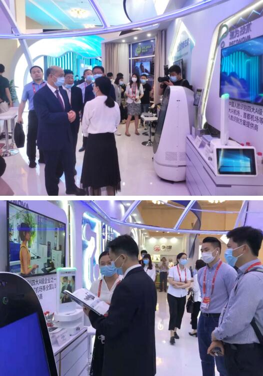 國家發(fā)改委產(chǎn)業(yè)司司長盧衛(wèi)生也來到了瑞為展位