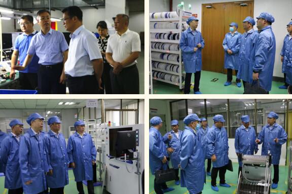 考察組來到生產(chǎn)制造基地進(jìn)行了實地考察