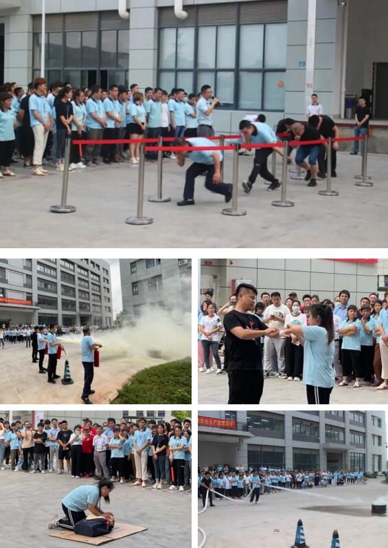 所有參演人員還學(xué)習(xí)了火場逃生疏散、人員救護(hù)、滅火器使用方法