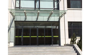 大連武警部隊自動門案例