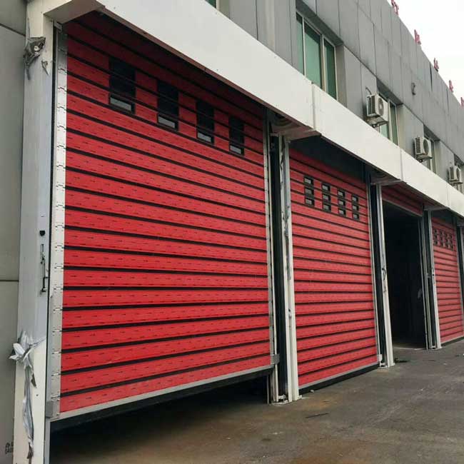 紅色鋁合金硬質(zhì)渦輪快卷門