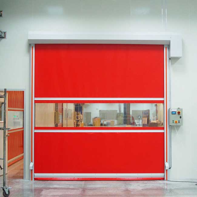 紅色軟質(zhì)快卷門(mén)