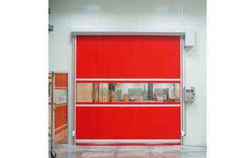 紅色軟質(zhì)快卷門