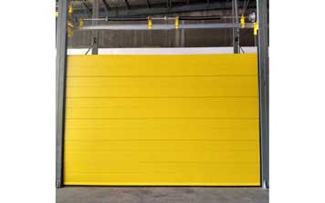 工業(yè)門(mén) - 黃色條形工業(yè)滑升門(mén)