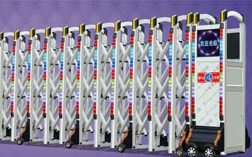 電動(dòng)伸縮門 - 色彩王三號(hào)伸縮門