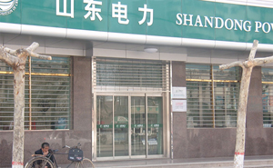 山東陽谷電力自動門案例