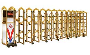 格林生活坊伸縮門案例 - 中出網(wǎng)-智能出入口與停車充電門戶