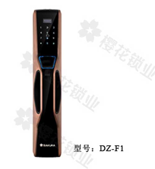 全自動(dòng)指紋鎖-F1-紅古銅