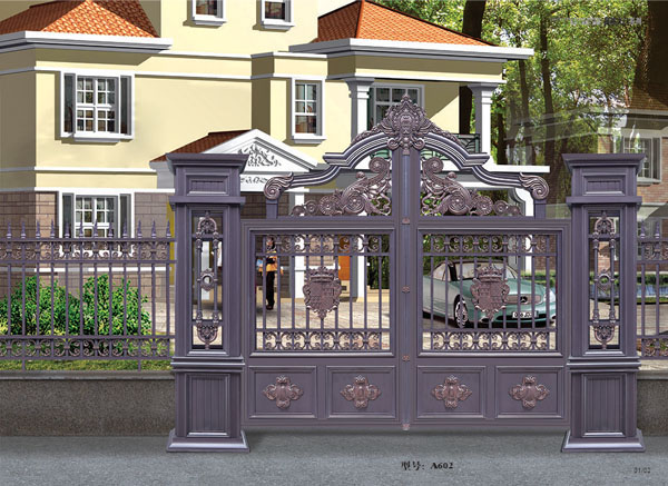 A602鋁藝別墅大門(mén)