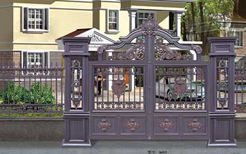 庭院別墅大門(mén) - A602鋁藝別墅大門(mén)