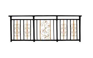 鋅鋼陽臺護欄黑金款HW-08