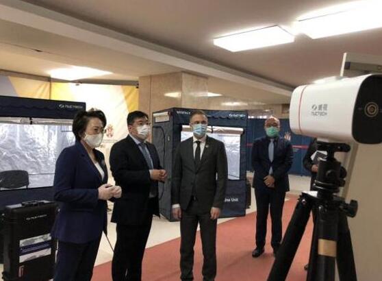 同方威視捐贈(zèng)塞爾維亞內(nèi)務(wù)部的抗疫設(shè)備交接儀式順利舉行