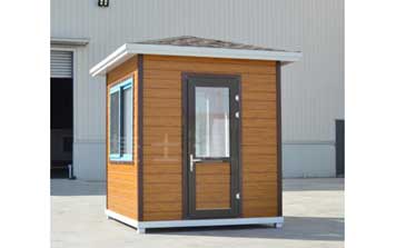 保安崗亭 - 仿木紋保安崗亭