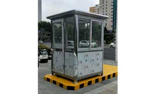 泉州萬達(dá)廣場商務(wù)樓不銹鋼崗?fù)ぐ咐?- 中出網(wǎng)-智能出入口與停車充電門戶