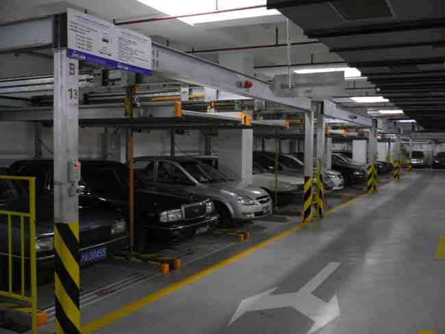 上海浦東中核大廈立體車庫案例 - 中出網(wǎng)-智能出入口與停車充電門戶