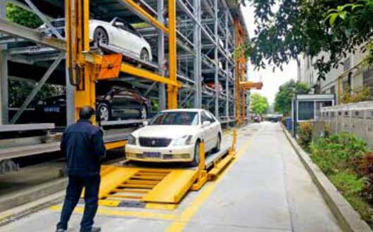 單邊巷道堆垛式PXD立體車庫