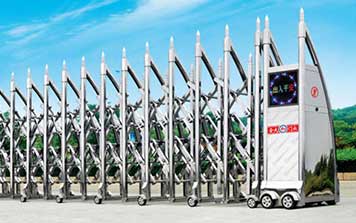 電動(dòng)伸縮門 - 忠誠(chéng)衛(wèi)士-A不銹鋼電動(dòng)門