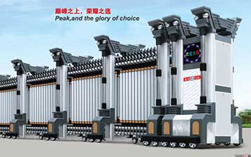 電動(dòng)伸縮門(mén) - 翔龍308A-GY鋁合金電動(dòng)門(mén)