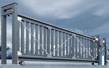 直線平移門 - 懸掛式直線門908B（深灰色）