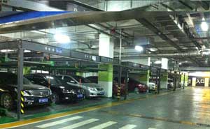 陜西銀池道拉斯財富中心立體車庫案例