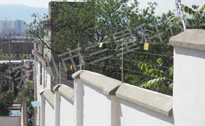 云南楚雄山水龍庭別墅電子圍欄案例