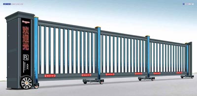 不銹鋼插邊段滑門H835-06