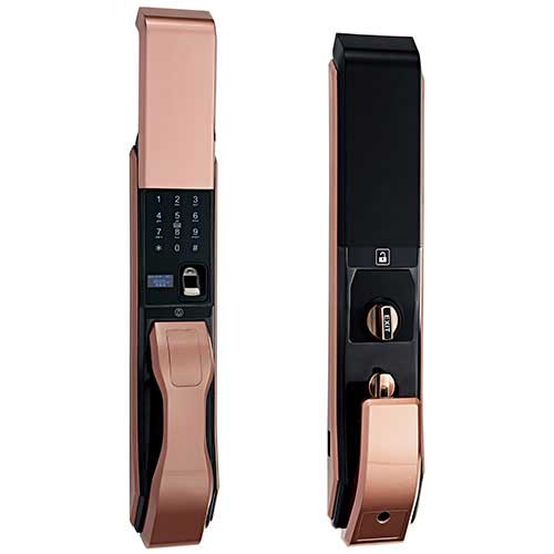 全自動(dòng)01款-紅古銅指紋鎖