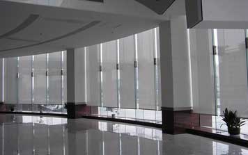 寫字樓大堂電動卷簾-電動窗簾系列