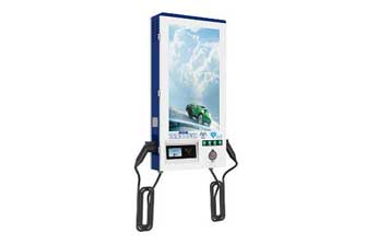 7Kw交流雙槍壁掛廣告充電樁