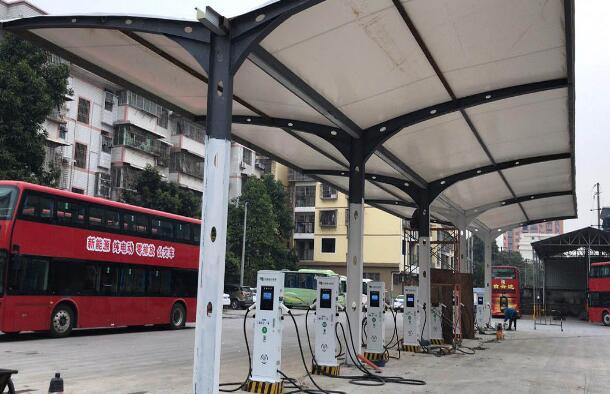 桂林金山公交站充電樁案例 - 中出網(wǎng)-智能出入口與停車充電門戶