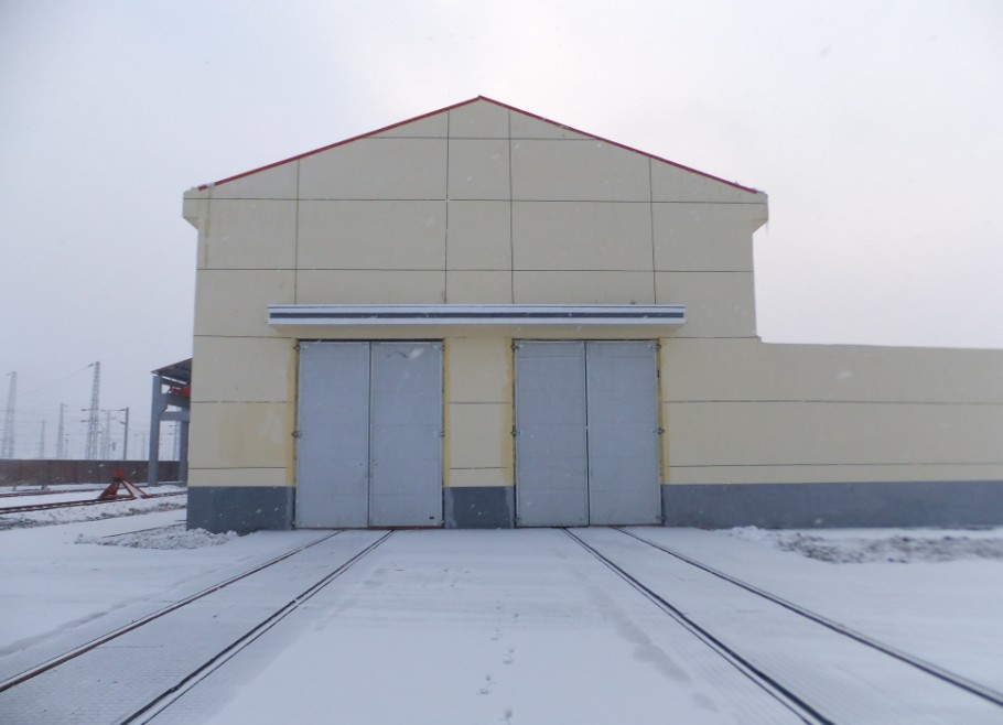 哈西動車組火車頭車庫門案例 - 中出網(wǎng)-智能出入口與停車充電門戶