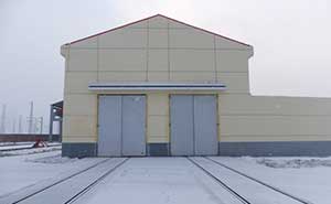 哈西動(dòng)車組火車頭車庫門案例 - 中出網(wǎng)-智能出入口與停車充電門戶