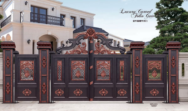 感恩創(chuàng)美?世紀(jì)城選擇了畢節(jié)出安智能鋁藝大門