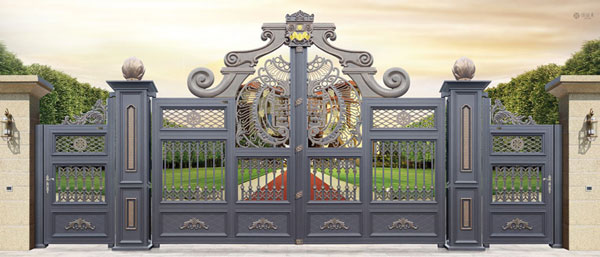 感恩恒大悅龍臺(tái)選擇了焦作出安智能鋁藝大門(mén)