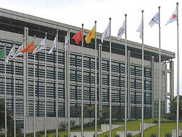 熱烈祝賀益陽出安智能不銹鋼旗桿進駐益陽市安興電子有限公司