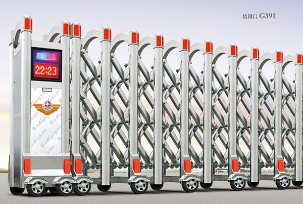 感恩八方書(shū)香苑選擇了三門(mén)峽出安智能伸縮門(mén)